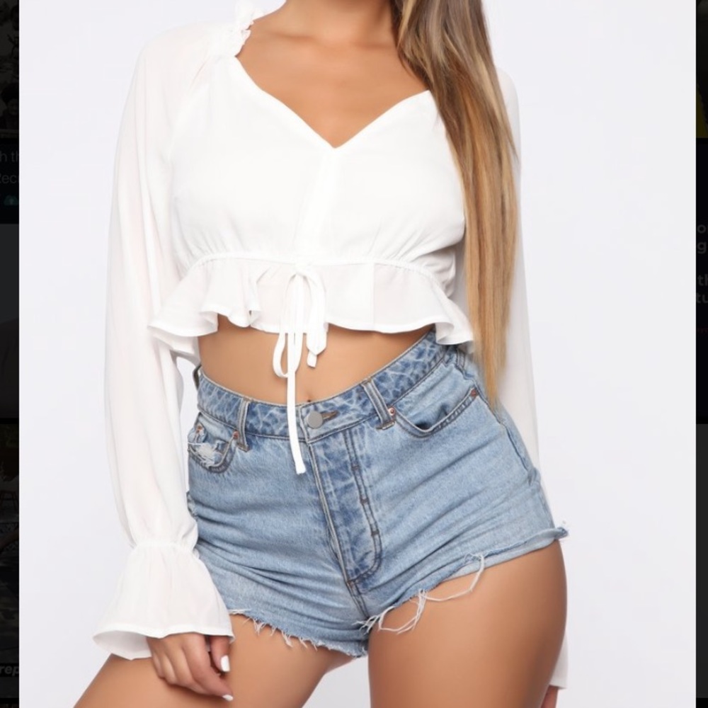 Ruffle Blouse Top